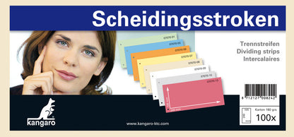 Kangaro 07070-08 Scheidingsstrook 2-Gaats 105X240Mm 180G Rc Beige