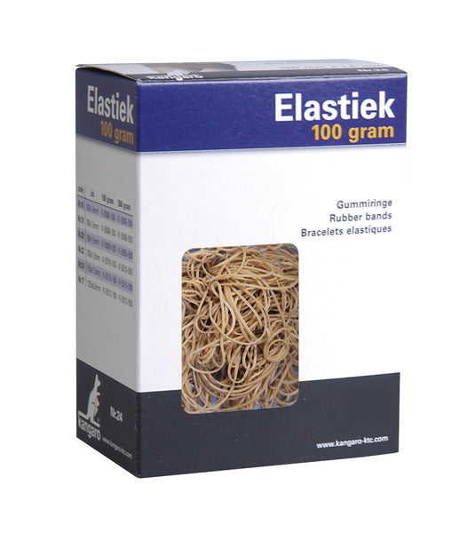 Kangaro K-5012-100 Elastiek Nr. 77 125X8,0Mm 100Gr Naturel