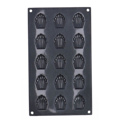 Patisse Mini Madeleinevorm 15 Vaks 29X17 Cm Zwart/Siliconen