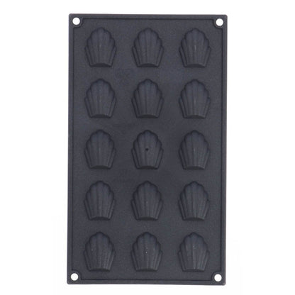 Patisse Mini Madeleinevorm 15 Vaks 29X17 Cm Zwart/Siliconen