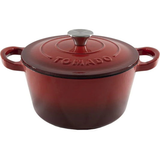 Tomado Gietijzeren Braadpan 24 Cm Rood