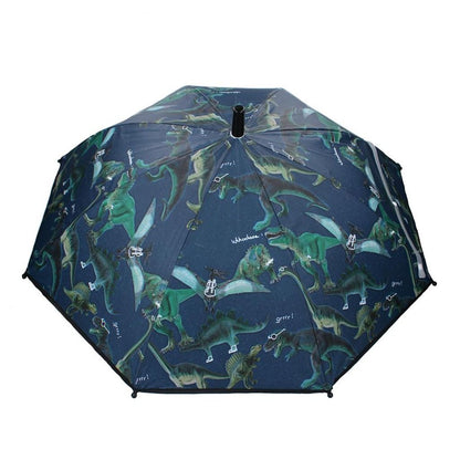 Basic Paraplu Dino's Blauw/Groen