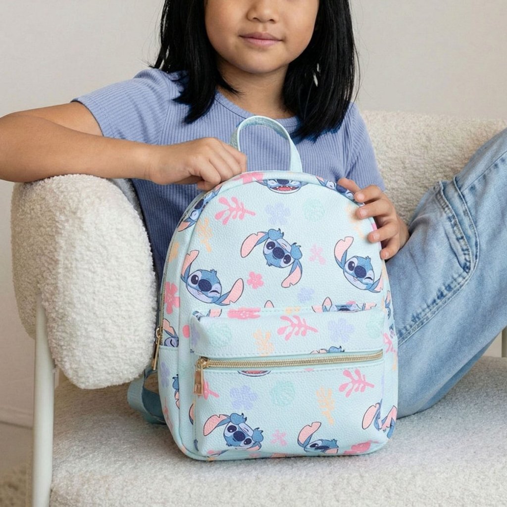 Overige Merken Diney Stitch Rugzak Sweet On You 4.5L 27X21X8 Cm Blauw/Roze