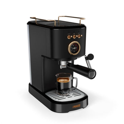 Princess E249417 Espresso Machine Zwart/Goud