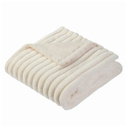 Inventum Hb186W Elektrische Deken 180X130 Cm Wit/Fleece