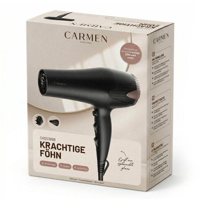 Carmen Chd2365B F&Ouml;Hn 2300W Zwart/Campagne