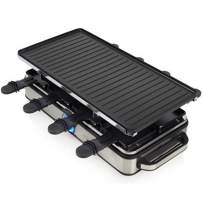 Princess 162645 Raclette 8 Grill Deluxe Zwart/Rvs