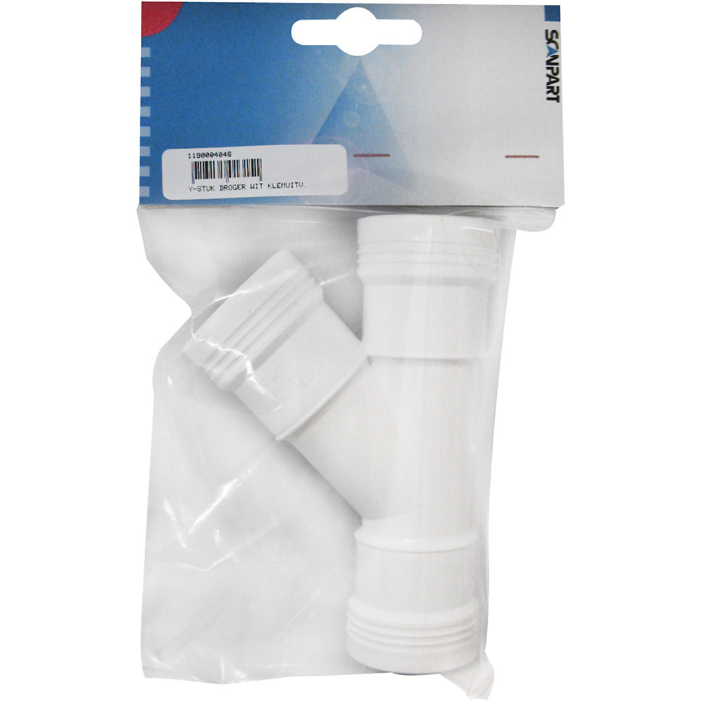 Scanpart 1190004046 Y-Stuk Droger Wit Klemuitvoering