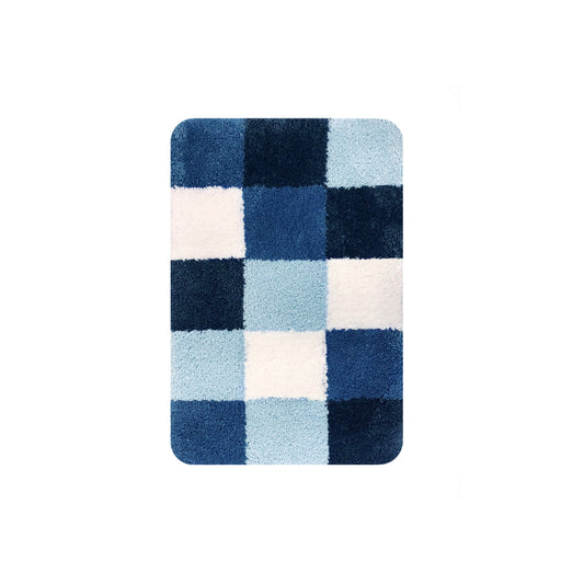 Dutch House Badmat Brest 60X90 Cm Blauw