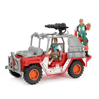 World Of Dinosaurs Speelset Met Jeep
