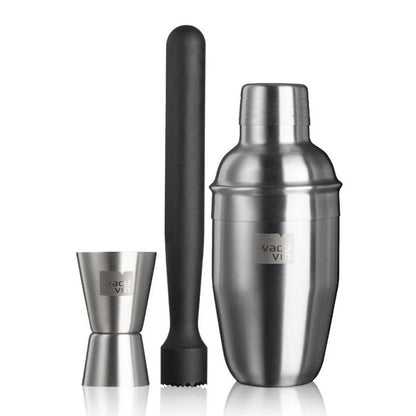 Vacuvin Cocktailset 3-Delig Rvs