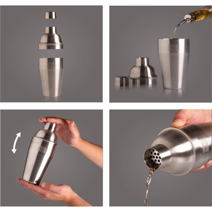 Vacuvin Cocktailset 3-Delig Rvs