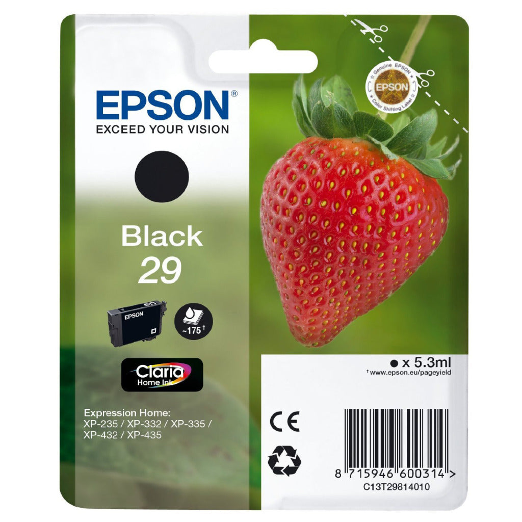 Epson T298140 Origineel Zwart 5,3Ml