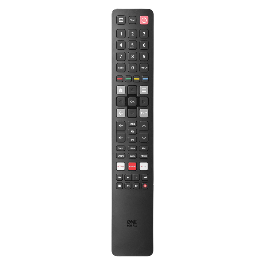 One For All Urc4922 Afstandsbediening Voor Tcl Tv Zwart
