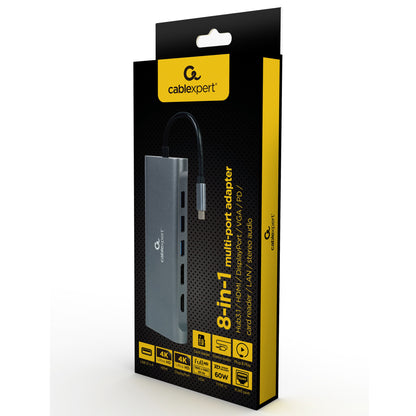 Cablexpert Gmb Usb-C Multi-Poort 8-In-1