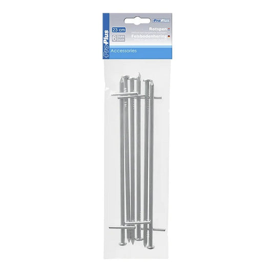 Proplus Rotspen Met Aangelaste Dwarspen 23 Cm Metaal 6 Stuks