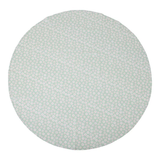 Linen&More Linen&Amp;More Daisy Flowers Tafelkleed 160 Cm Groen/Katoen