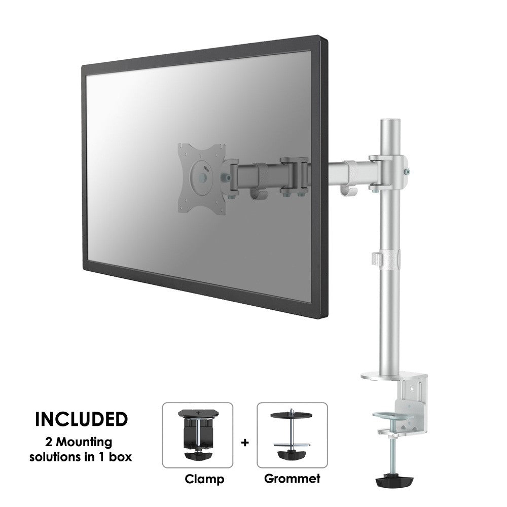 New Star Products Nm-D135Silver Monitorarm Zilver