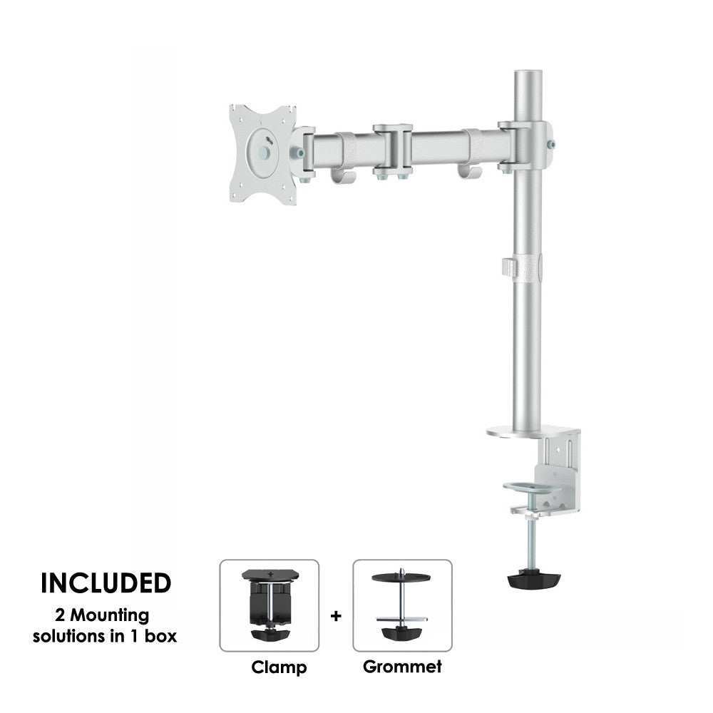 New Star Products Nm-D135Silver Monitorarm Zilver