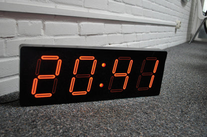 Nextime Ne-3059 Wandklok 51.5 X 18 X 4.5 Cm, Plastic, 'Big D'