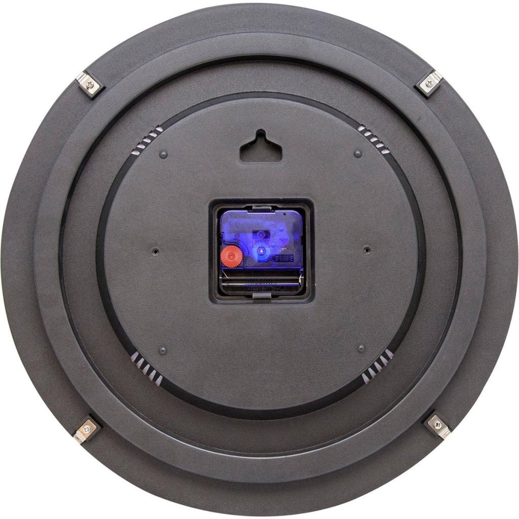 Nextime Ne-3162 Glazen Wandklok Testpage Dome 35 Cm