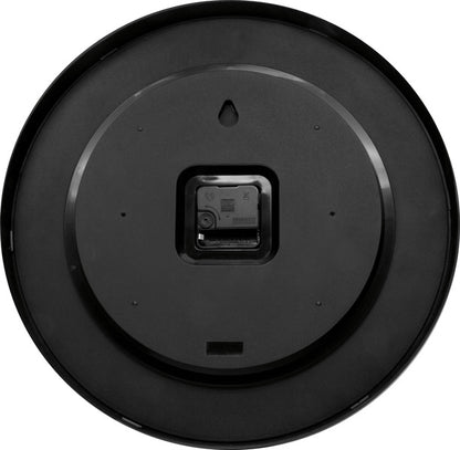 Nextime Nx-7317-V2 Wandklok Nxt Stil Uurwerk 40Cm Kunststof Zwart, Witte Wijzerplaat