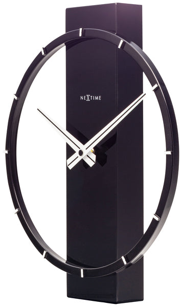 Nextime Ne-5226Zw Tafelklok Carl Table 34X27Cm Hout Zwart