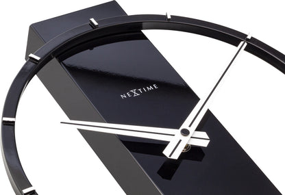 Nextime Ne-5226Zw Tafelklok Carl Table 34X27Cm Hout Zwart