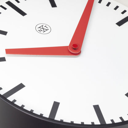 Nextime Nx-7360St Stationsklok - 25.5Cm - Stille Wandklok - Wit - Nxt By - "Newcastle"