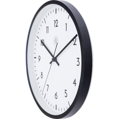 Nextime Nx-7369Zw Wandklok Easy Big 30 Cm Zwart/Wit