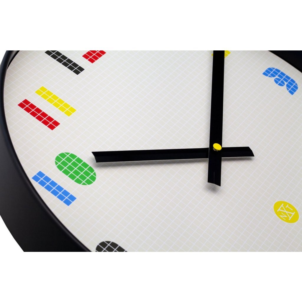 Nextime Nx-7371 Wandklok Bit 35 Cm Zwart/Multikleur