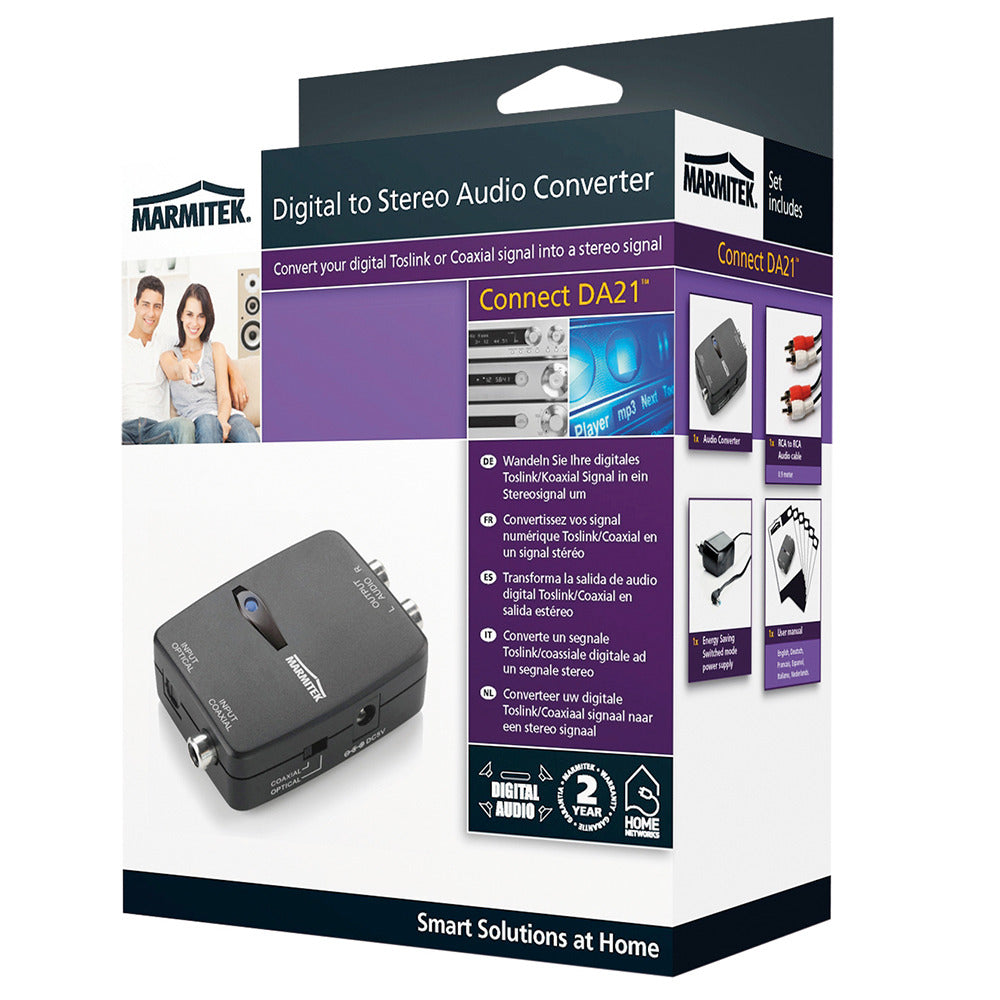 Marmitek Connect Da21 Digitaal Naar Stereo Audio Converter
