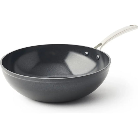 Bk Superior Ceramic Wokpan 30 Cm Zwart