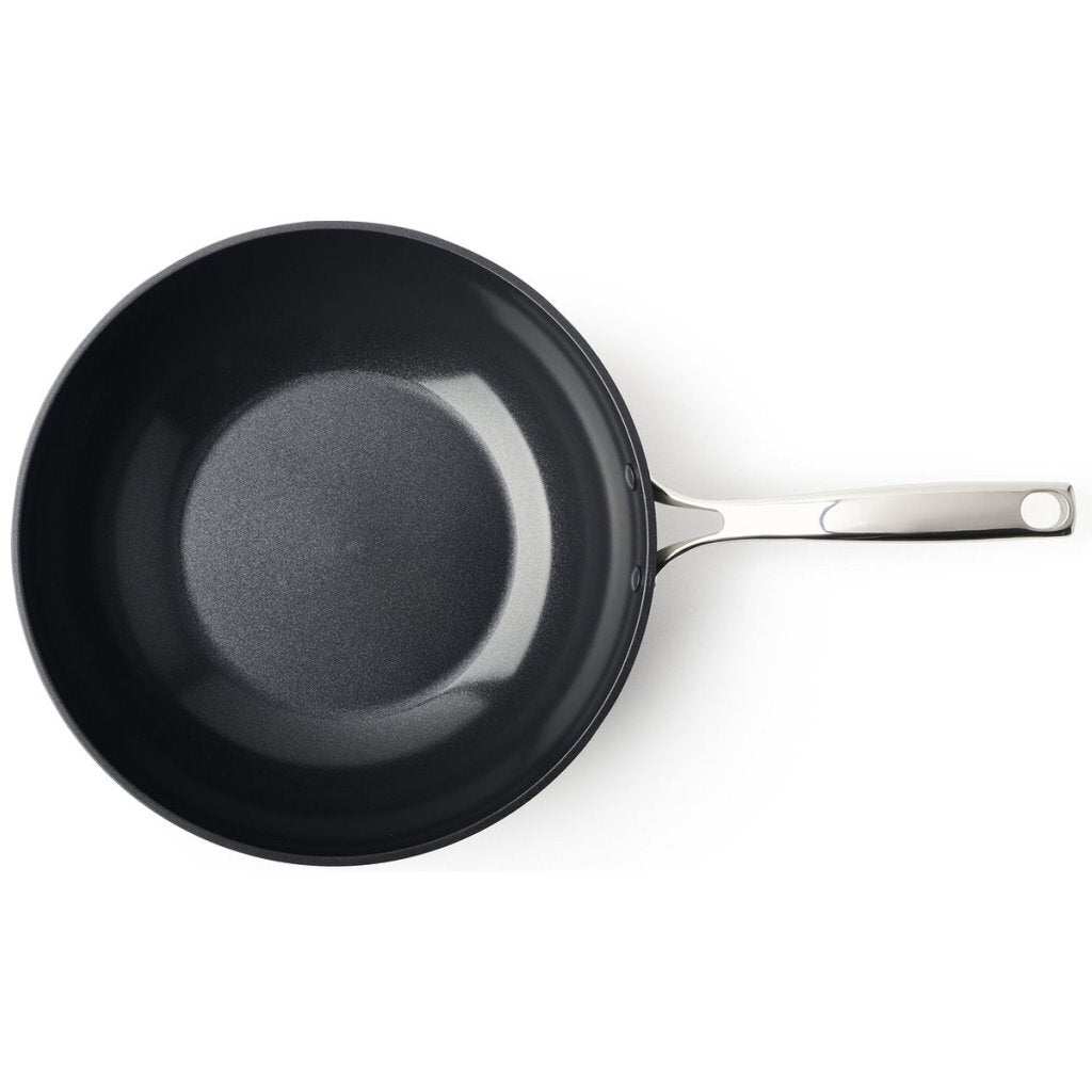 Bk Superior Ceramic Wokpan 30 Cm Zwart