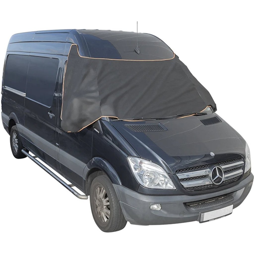 Proplus Raamafdekking Met Magneten 345X105 Cm Zwart/Oranje