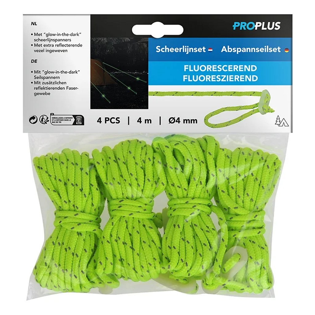 Proplus Scheerlijnset Fluorescerend 4X400 Cm