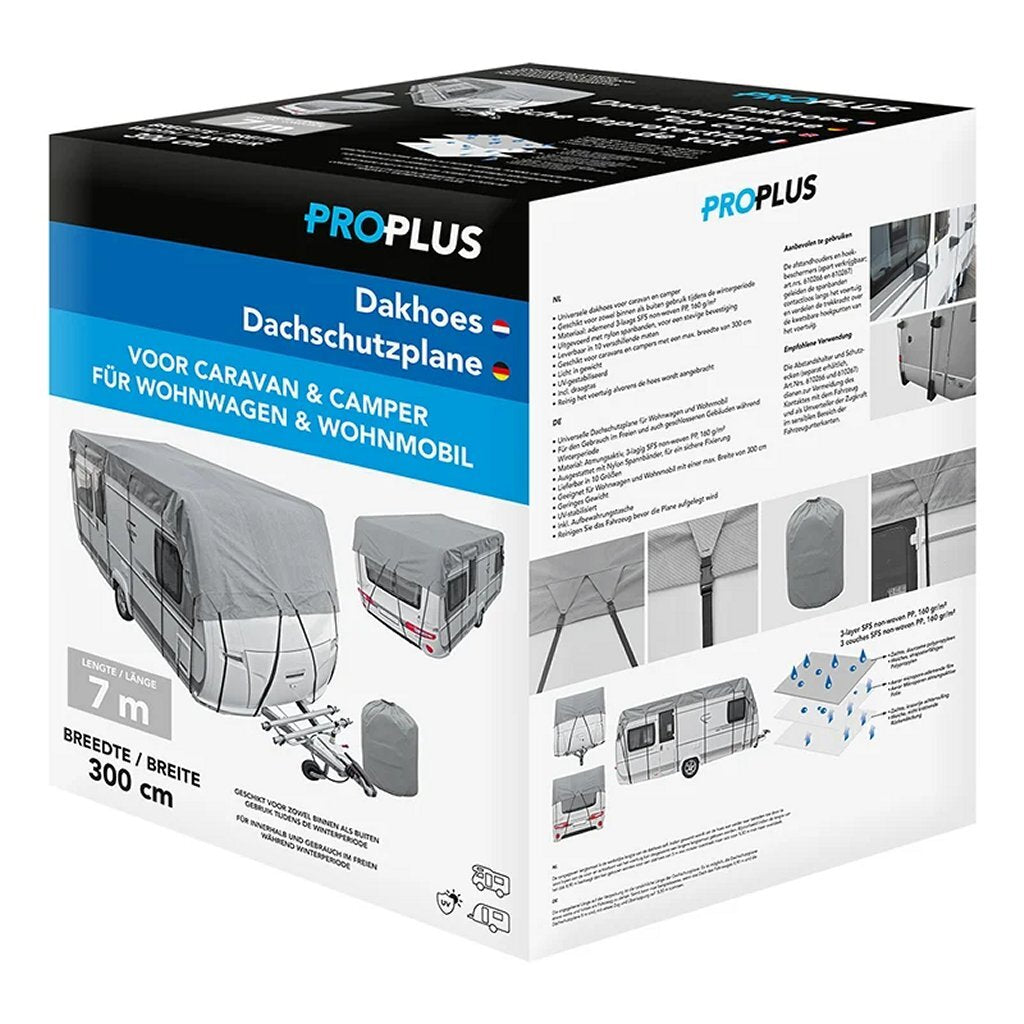 Proplus Caravan-Camperdakhoes 700X300 Cm Grijs