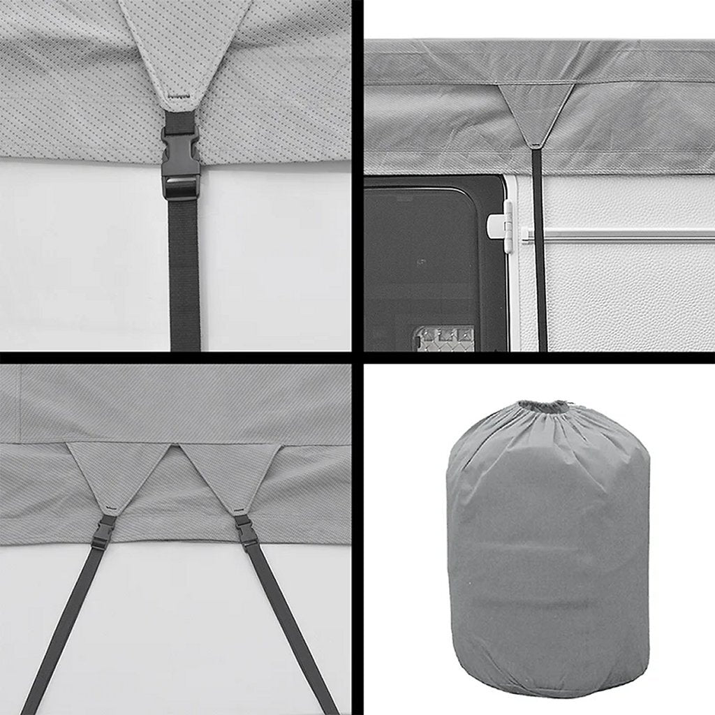 Proplus Caravan-Camperdakhoes 800X300 Cm Grijs