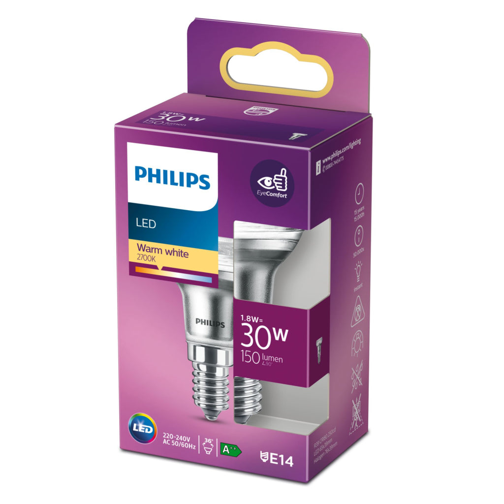 Philips Led Reflector 30W E14 Warm Wit