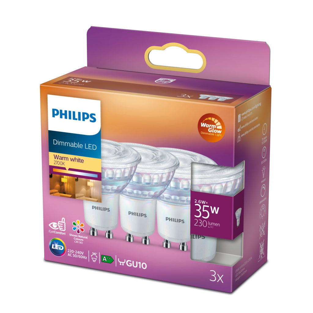 Philips Led Cl Ww C90 Wgd 35W Gu10