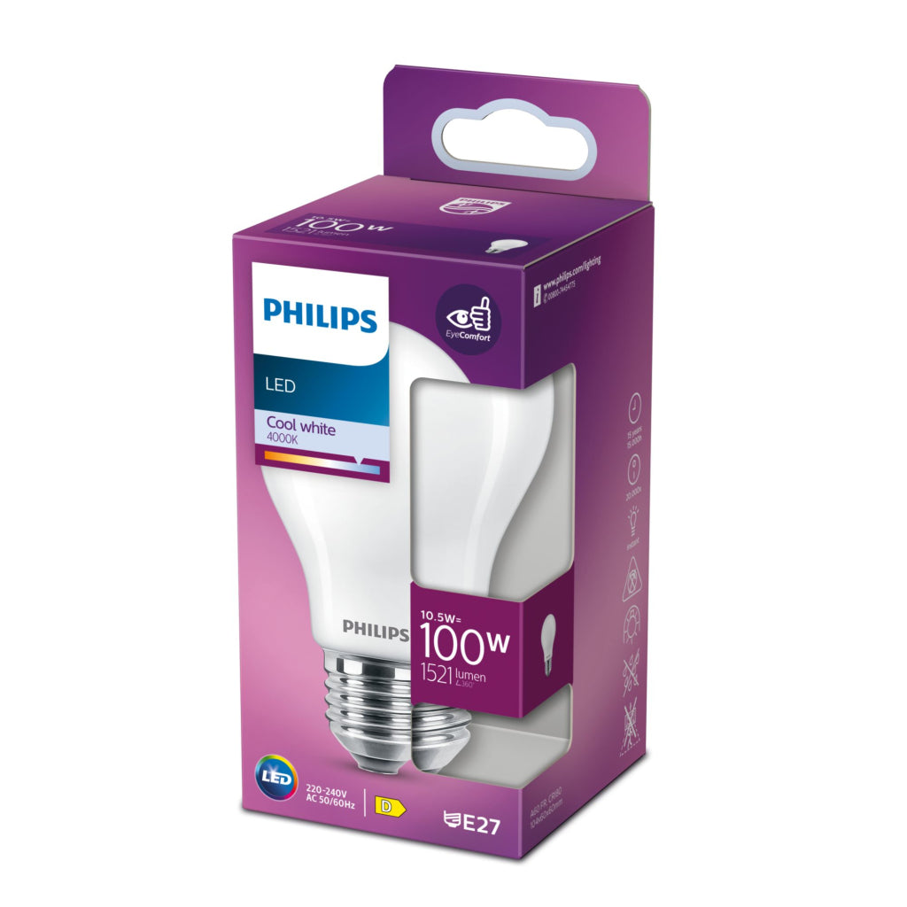 Philips Led Classic 100W A60 Cw Fr Nd 1Srt4 Verlichting