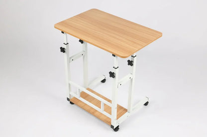 Ceruzo Laptoptafel - Verrijdbare Bedtafel - Verstelbaar In Hoogte 85Cm - Tafelblad 80X40Cm