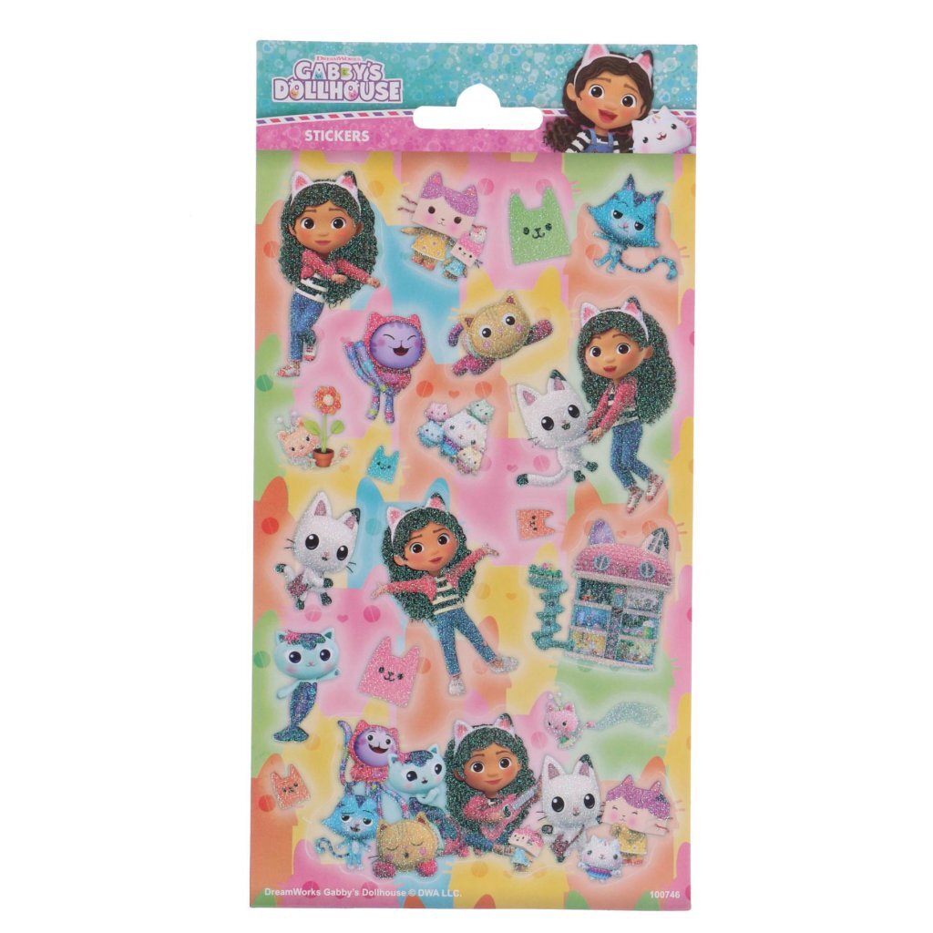 Gabby's Dollhouse Gabby'S Dollhouse Glitter Stickers