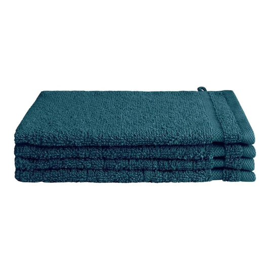 Overige Merken Byrklund Washandjes 16X21 Cm 4 Stuks Donkerblauw/Katoen