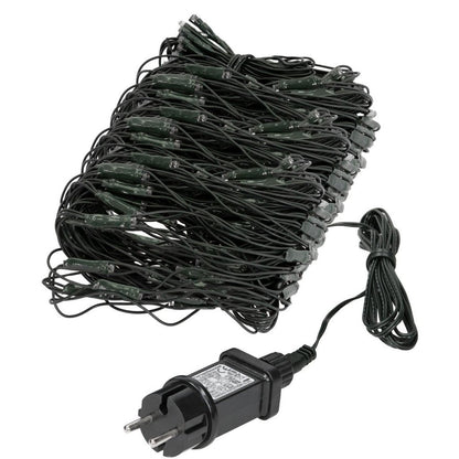 S.i.a. Led Netverlichting 300X150 Cm 320 Leds Warm Wit Licht Groen