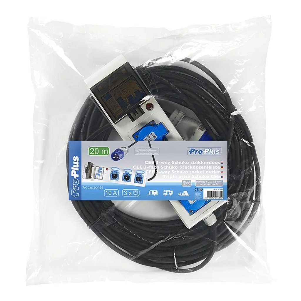 Proplus Tent-/Vouwwagen Unit 20 M Met Mccb En Als