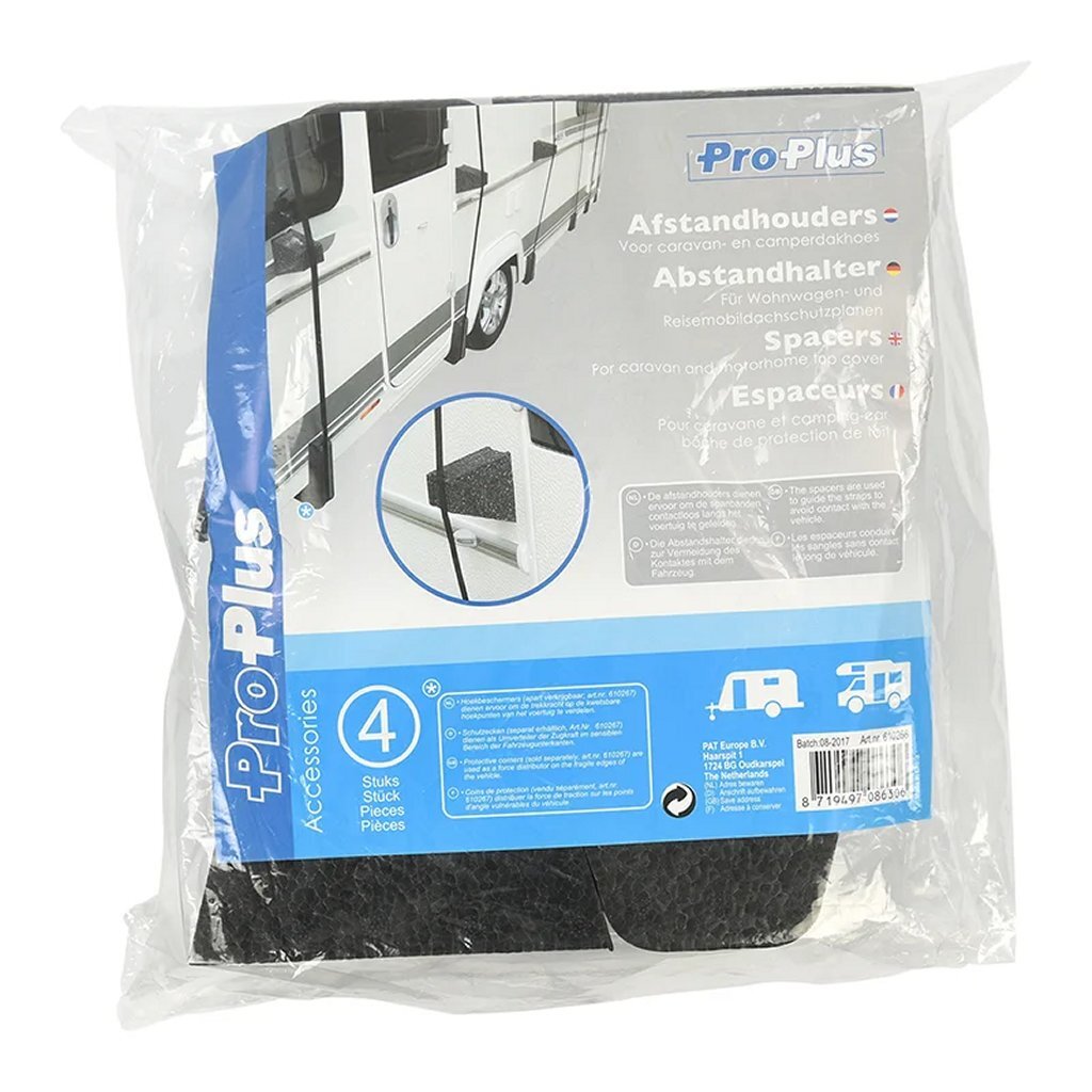 Proplus Afstandhouders Voor Caravan- En Camperdakhoes 4 Stuks