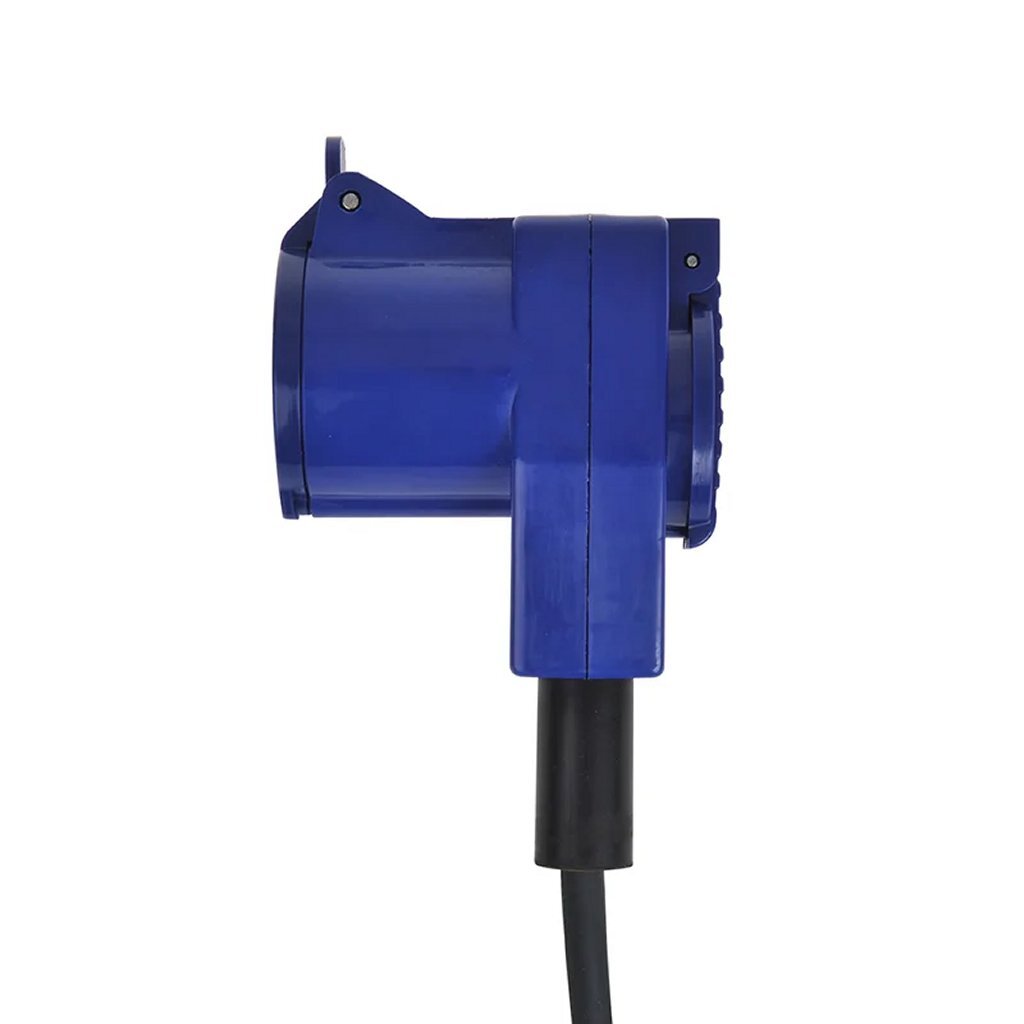 Proplus Cee Verlengkabel 20 M Met Haakse Contrastekker + Schuko Stopcontact 3X2,5 Mm&Sup2; Zwart/Blauw