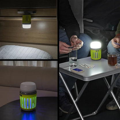 Proplus 2In1 Camping-Insectenlamp Oplaadbaar 7X13.2 Cm Geel/Grijs