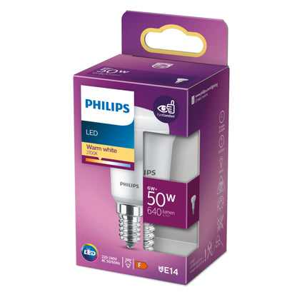 Philips Led 50W 640 Lumen E14 Warm Wit